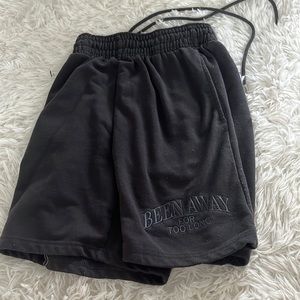 Black basketball comfy shorts